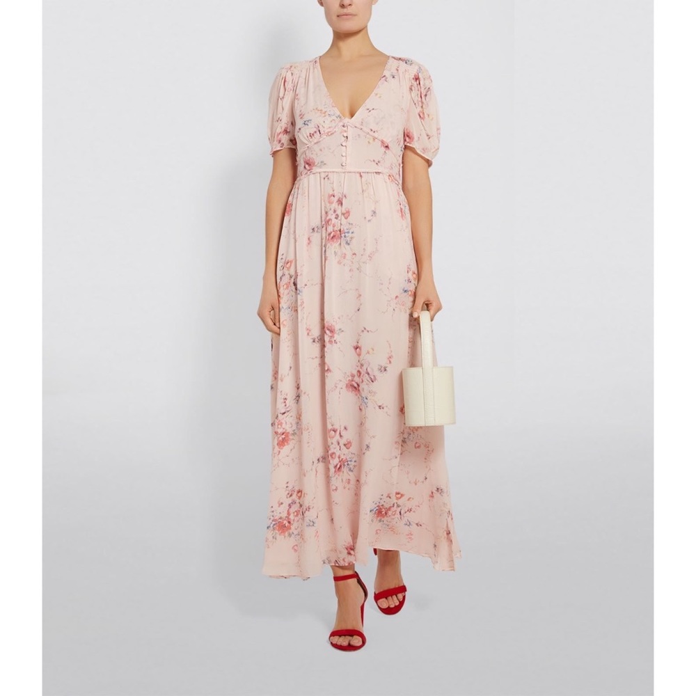 Loveshackfancy 100% silk Ariel Floral dress worn twice! - Picture 3 of 10